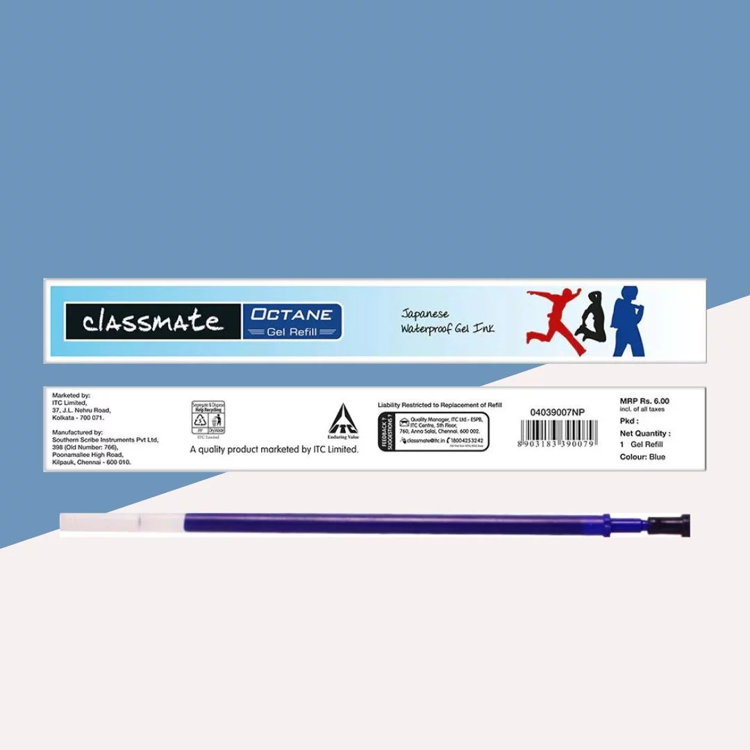 Classmate Octane Gel Pen Refills Blue Inknibs